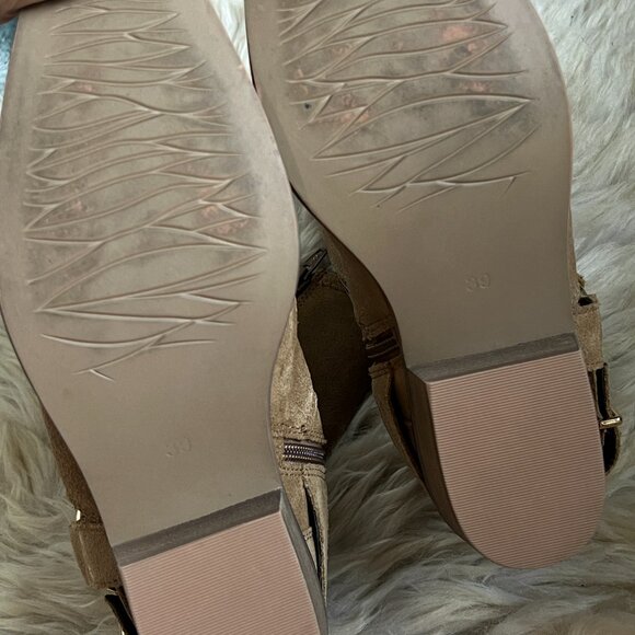 Vince Camuto Suede Moto Boots - Picture 3 of 6